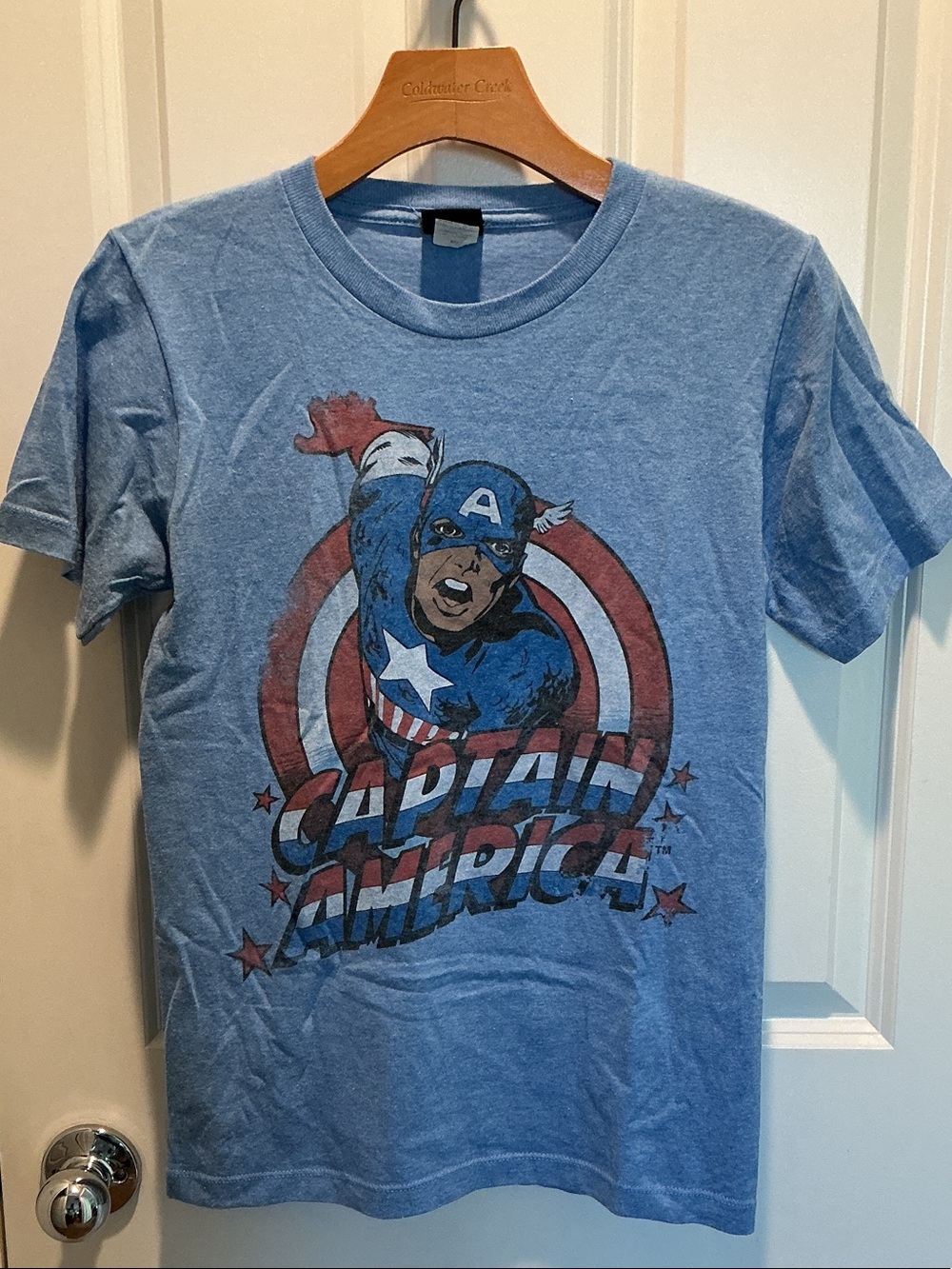 MAD Engine Marvel Captain America Logo Tee
